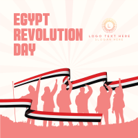 Celebrate Egypt Revolution Day Instagram Post Design