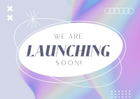 Launching Announcement Postcard