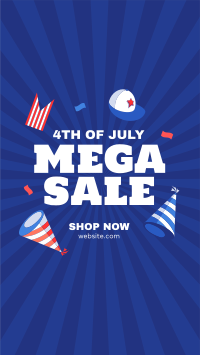 Independence Mega Sale Instagram Story