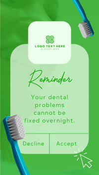 Dental Reminder Instagram Reel Image Preview