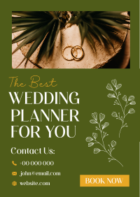 Boho Wedding Planner Poster