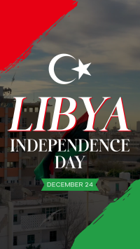 Libya National Day TikTok Video Design