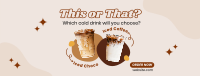 Choose Your Drink Facebook Cover Design