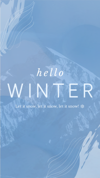 Winter Greeting Instagram Story