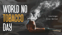 Minimalist Tobacco Day Animation