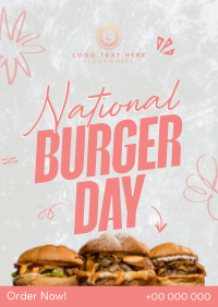 National Burger Day Flyer