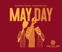 Celebrate Our Heroes on May Day Facebook Post