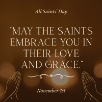 Feast Of All Saints Linkedin Post example 3