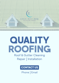 Trusted Quality Roofing Poster