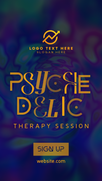 Psychedelic Therapy Session Instagram Reel Design