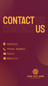 Smooth Corporate Contact Us YouTube Short Design