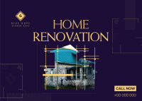 Home Renovation Postcard