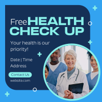 Free Health Checkup Instagram Post