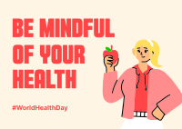 Mind Your Health Postcard