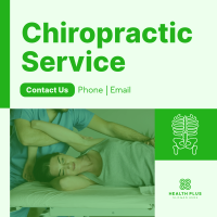 Modern Chiropractic Treatment Linkedin Post Image Preview