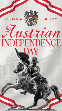 Austrian Independence Day Facebook Story example 2