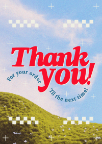 Nostalgic Thank You Poster