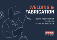 Welding & Fabrication Services Postcard