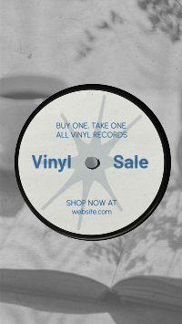 Vinyl Record Sale Facebook Story