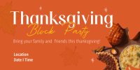 Thanksgiving Block Party Twitter Post