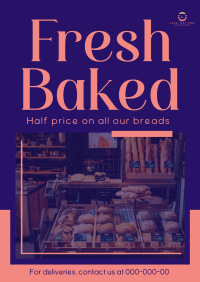 Fresh Baked Bread Poster