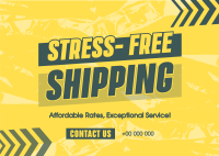 Shipping Delivery Service Postcard