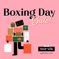 Boxing Shopping Sale Instagram Post