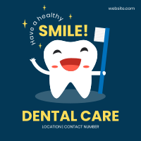 Dental Care Instagram Post