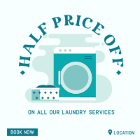 Laundry Machine Instagram Post