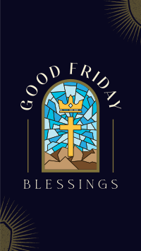 Good Friday Blessings TikTok Video Design