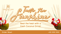 Sunshine Coconut Drink Video