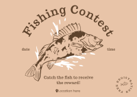 The Fishing Contest Postcard