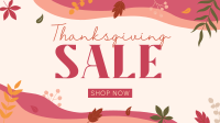 Thanksgiving Falling Leaves Facebook Event Cover