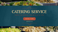 Sophisticated Catering Service Facebook Event Cover