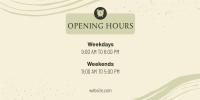 New Opening Hours Twitter Post Design