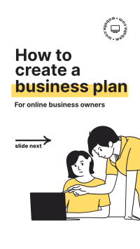 How to Create a Business Plan Facebook Story