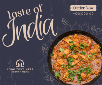 Taste of India Facebook Post