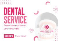 Tooth Care Postcard example 4