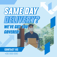 Courier Delivery Services Instagram Post