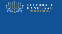 Hanukkah Light Zoom Background