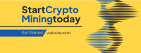 Cryptocurrency Market Mining Facebook Cover Image Preview