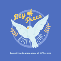 World Peace Dove Instagram Post Design