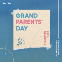 Grandparent's Day Paper Instagram Post Image Preview