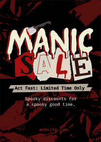 Spooky Season Sale Poster