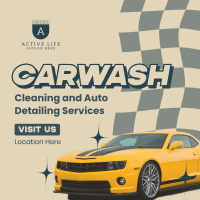 Carwash Cleaning Service Instagram Post