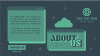 About Us Retro Window Facebook Event Cover