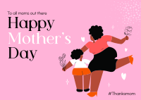 Happy Motherhood Postcard