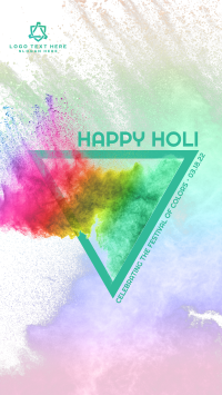 Holi Color Explosion Facebook Story