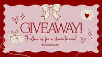 Feminine Giveaway Promo Facebook Event Cover Design