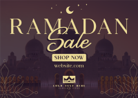 Rustic Ramadan Sale Postcard